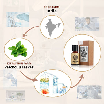 Patchouli Essential Oil AKARZ Natural And Pure (30ML 100ML )